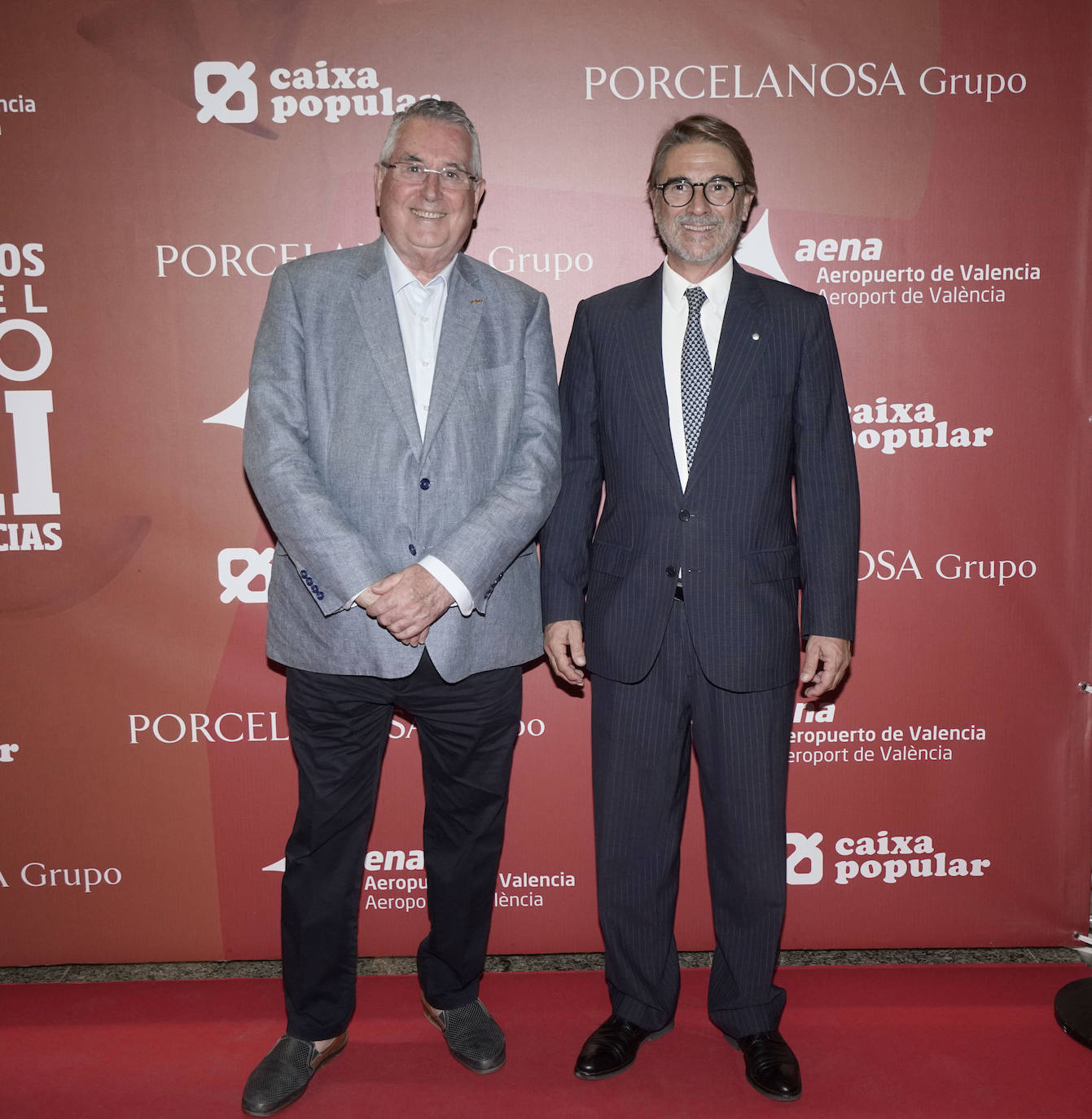 Enrique Esteve, de Lo Rat Penat (I), y Pablo Broseta, de la Asociación de Amigos de la la Fundación Broseta.