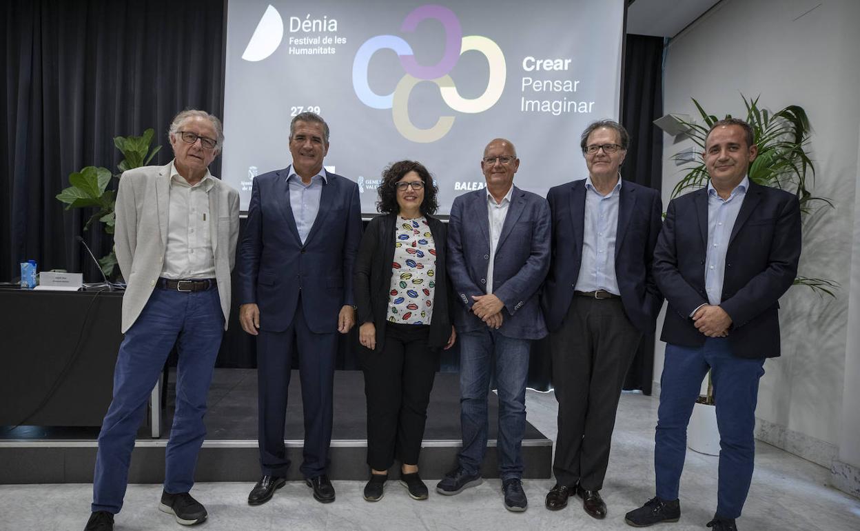 Josep Ramoneda, Adolfo Utor, Isabel Fuentes, Vicent Grimalt, Jordi Alberich y Jorge Alarte. 