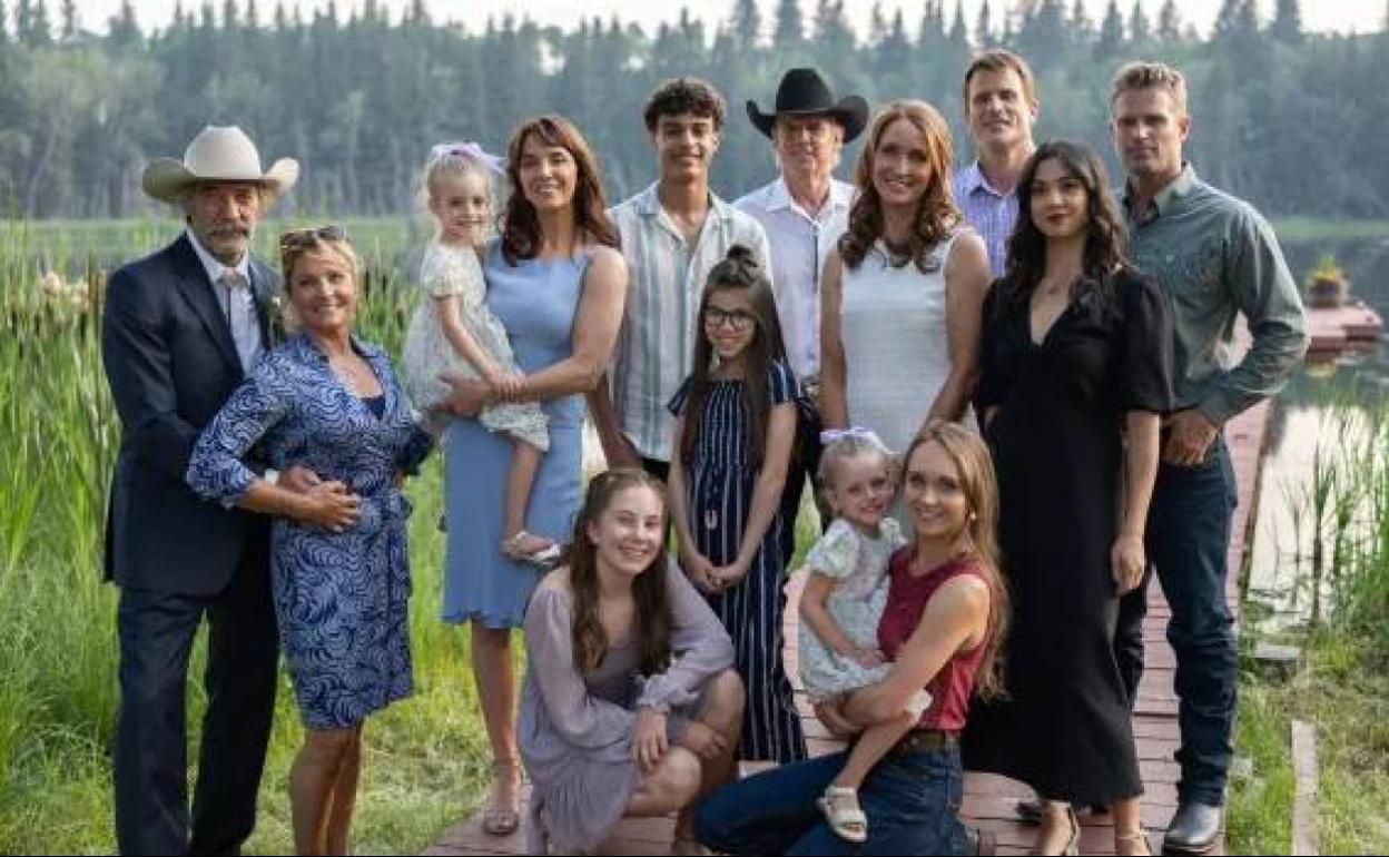 Elenco de 'Heartland'.