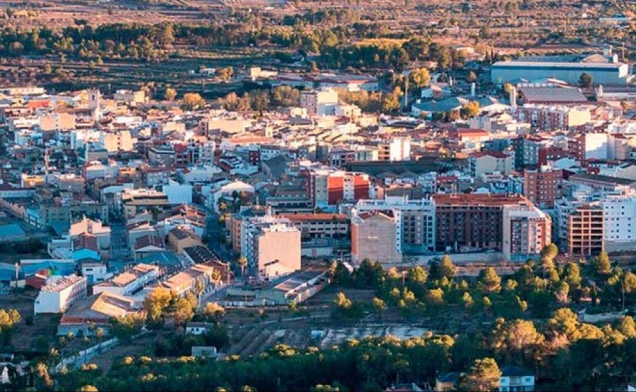 Vista general del término municipal de l'Olleria. 