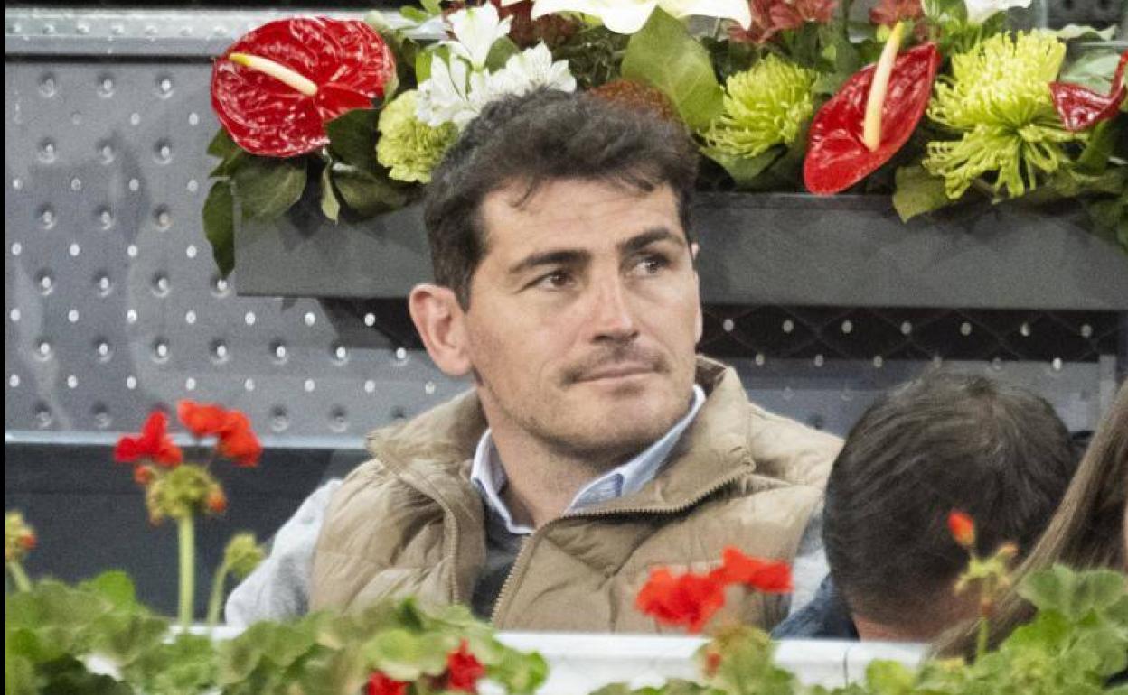 Casillas, en el Mutua Madrid Open.