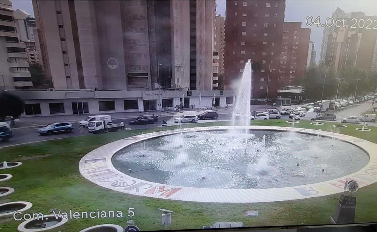 Captura de una de las cámaras de tráfico de la zona afectada por las obras