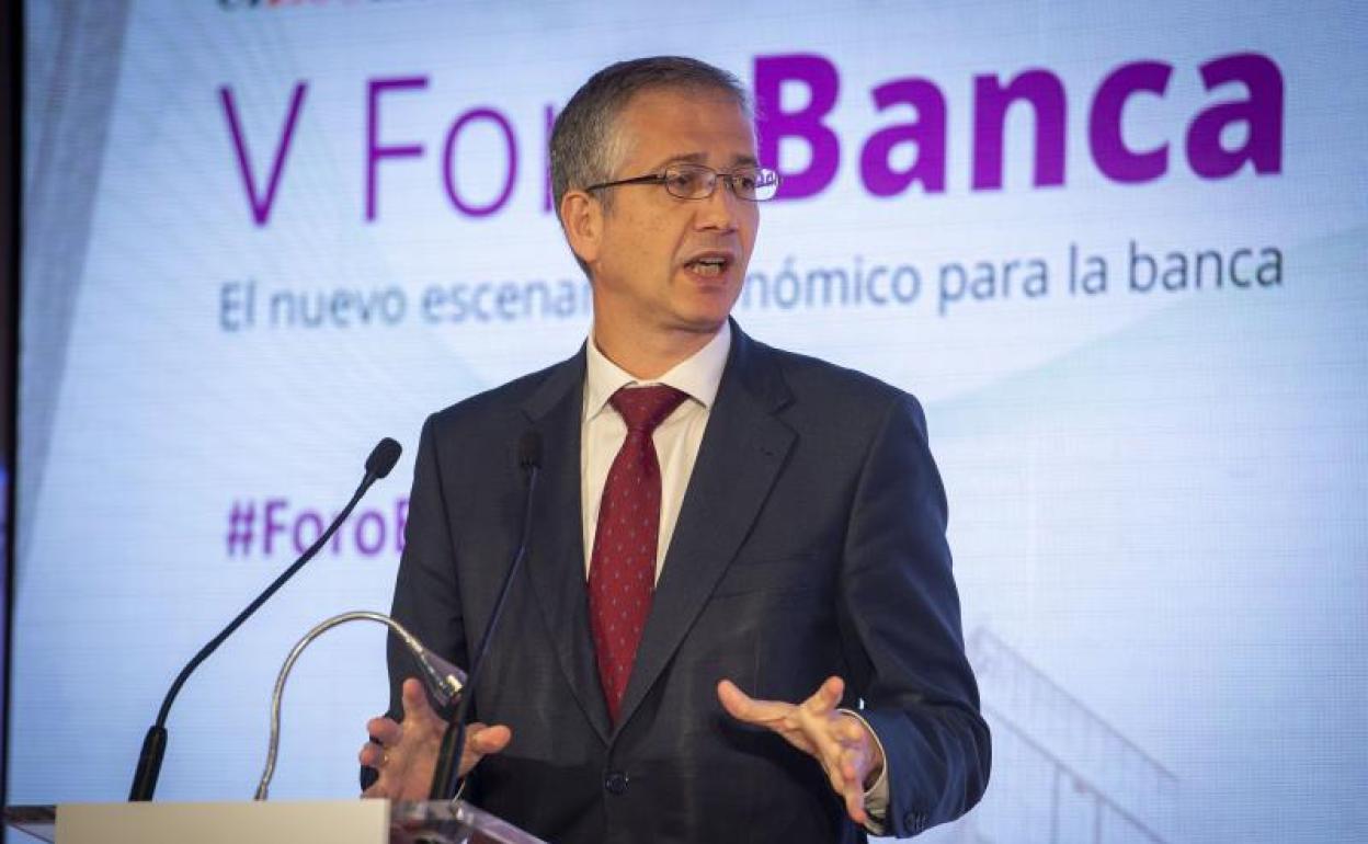 El gobernador del Banco de España, Pablo Hernández de Cos.