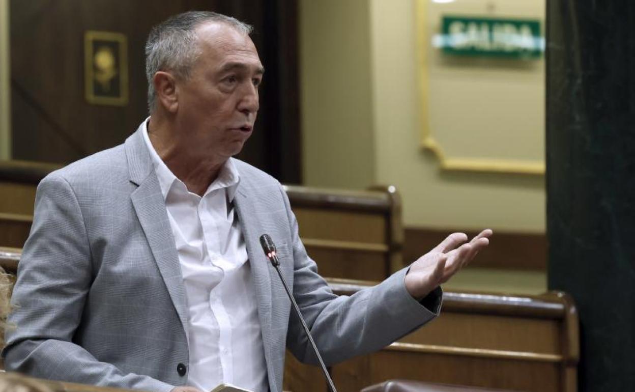 Joan Baldoví en el Congreso. 