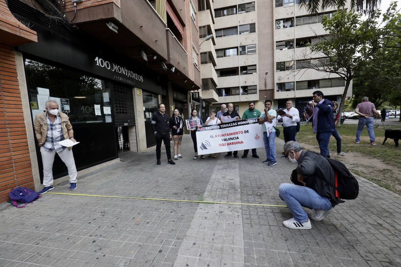 Los hosteleros reclaman soluciones al Ayuntamiento.