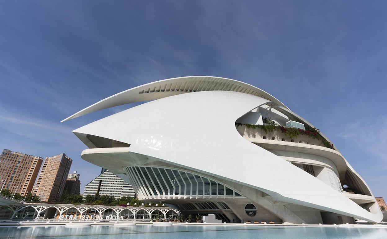 El Palau de les Arts de Valencia. 