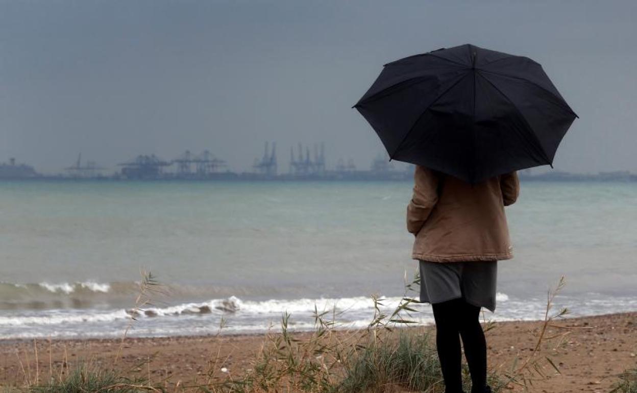 Las lluvias llegan a Valencia este jueves. 