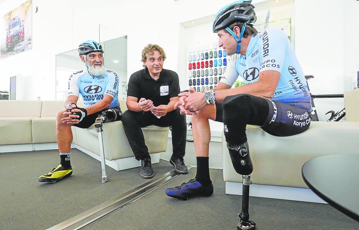 Jesús, Pablo Estrela y Daniel Miñana.