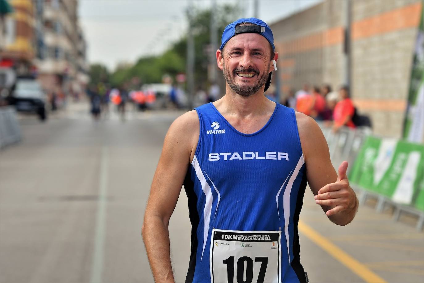 Los corredores en la 10K de Massamagrell.