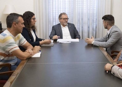 Imagen secundaria 1 - Las reuniones con las diputaciones de Castelló y Alicante. 