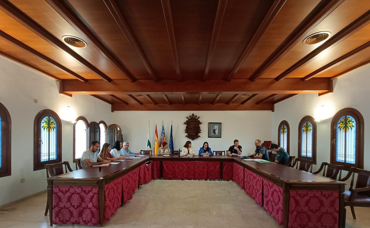 Momento de la jornada multidisciplinar VioGen en el Ayuntamiento de Canals. 