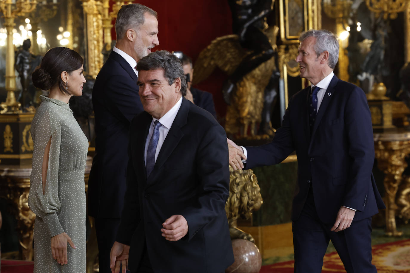 El ministro de Inclusión, Seguridad Social y Migraciones, José Luis Escrivá y el presidente de la Xunta de Galicia, Alfonso Rueda