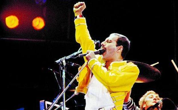 Freddie Mercury en 1986. 