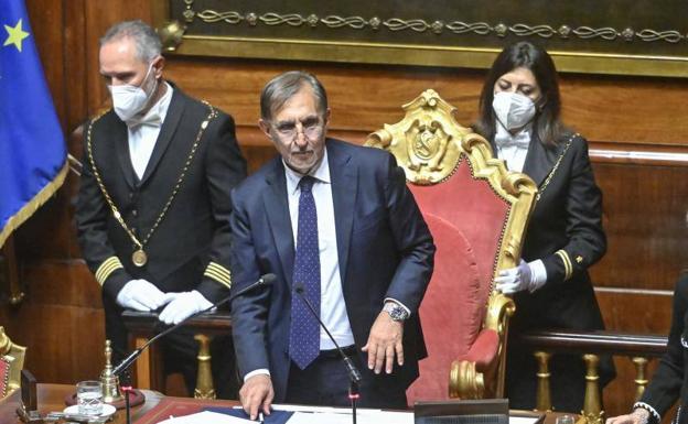 Ignazio La Russa, este jueves en el Senado.