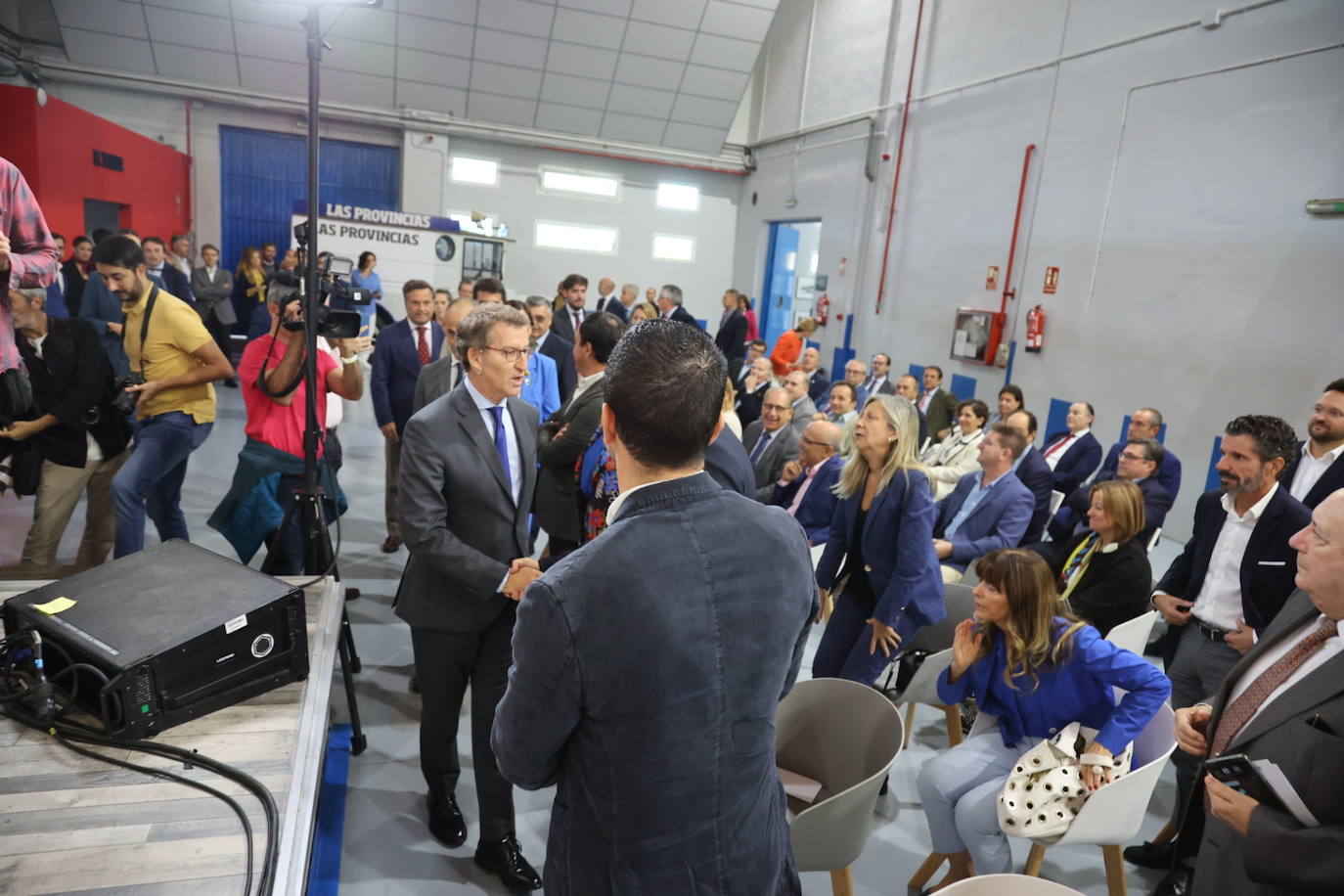 Fotos: Las imágenes del encuentro con Alberto Núñez Feijóo en LAS PROVINCIAS