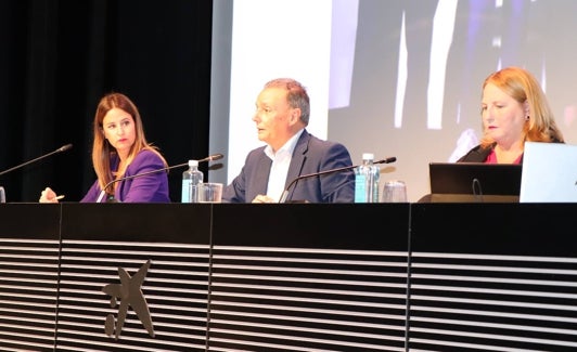 Esther Guilabert, Salvador Navarro e Inmaculada García. 