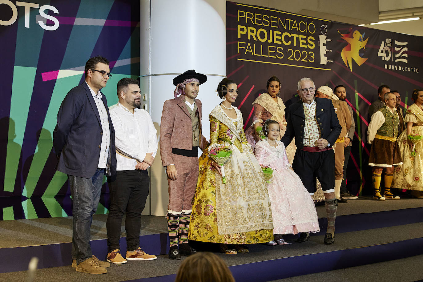 Fotos: Las falleras mayores de Valencia inaguran la exposición de bocetos de las fallas especiales de 2023