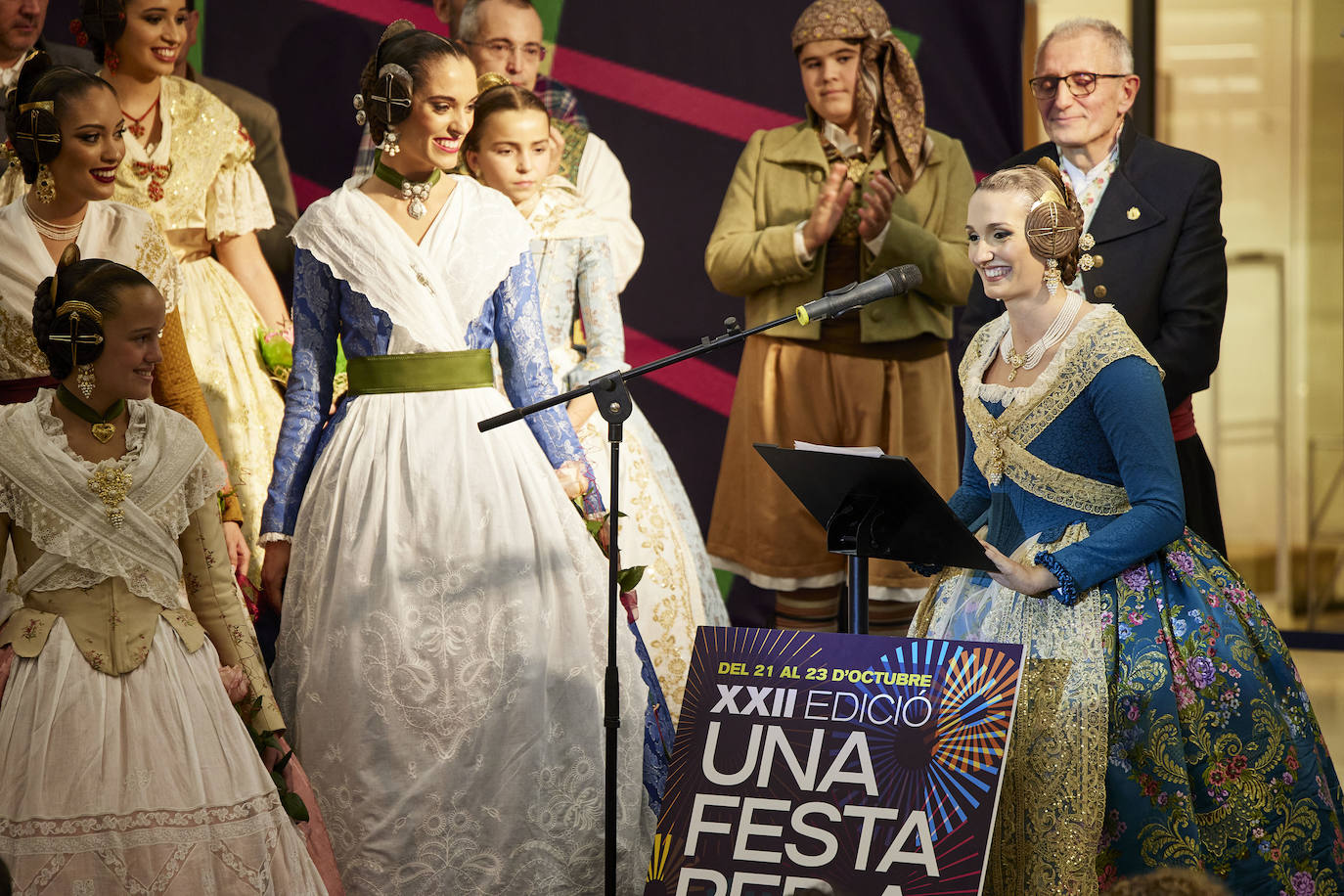 Fotos: Las falleras mayores de Valencia inaguran la exposición de bocetos de las fallas especiales de 2023