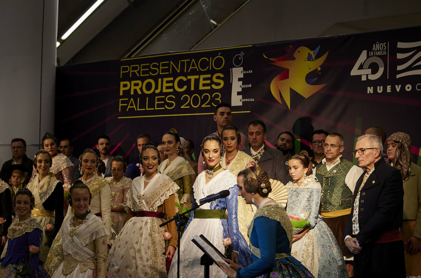 Fotos: Las falleras mayores de Valencia inaguran la exposición de bocetos de las fallas especiales de 2023