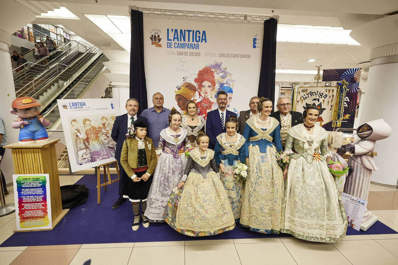 Fotos: Las falleras mayores de Valencia inaguran la exposición de bocetos de las fallas especiales de 2023