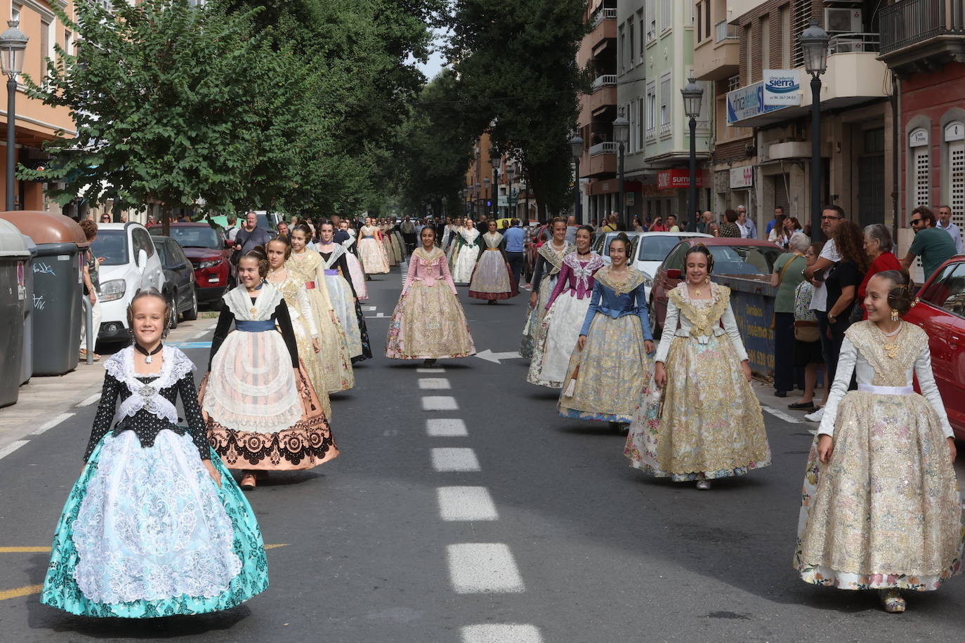 Fotos: El Marítimo homenajea a la Senyera