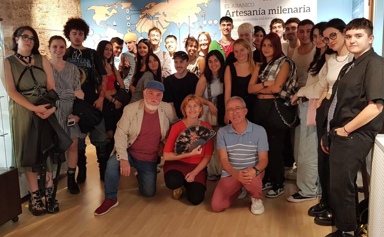 La visita de la Escuela Universitaria de Diseño de Madrid. 