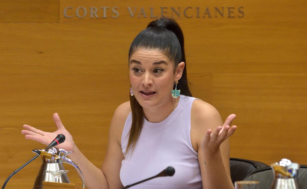 La exconsellera de Agricultura, Mireia Mollà, el martes, en Les Corts 