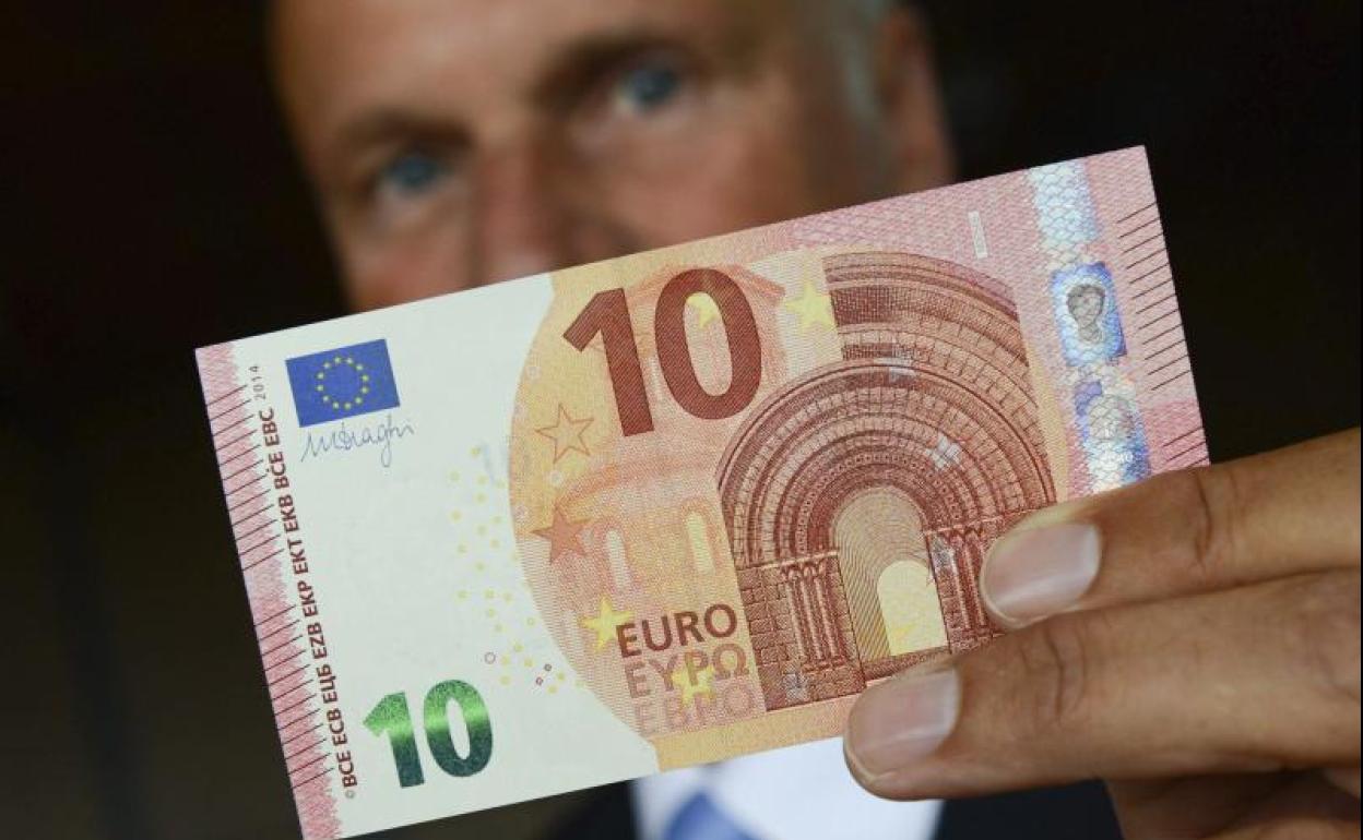 Billetes emitidos en Europa. 