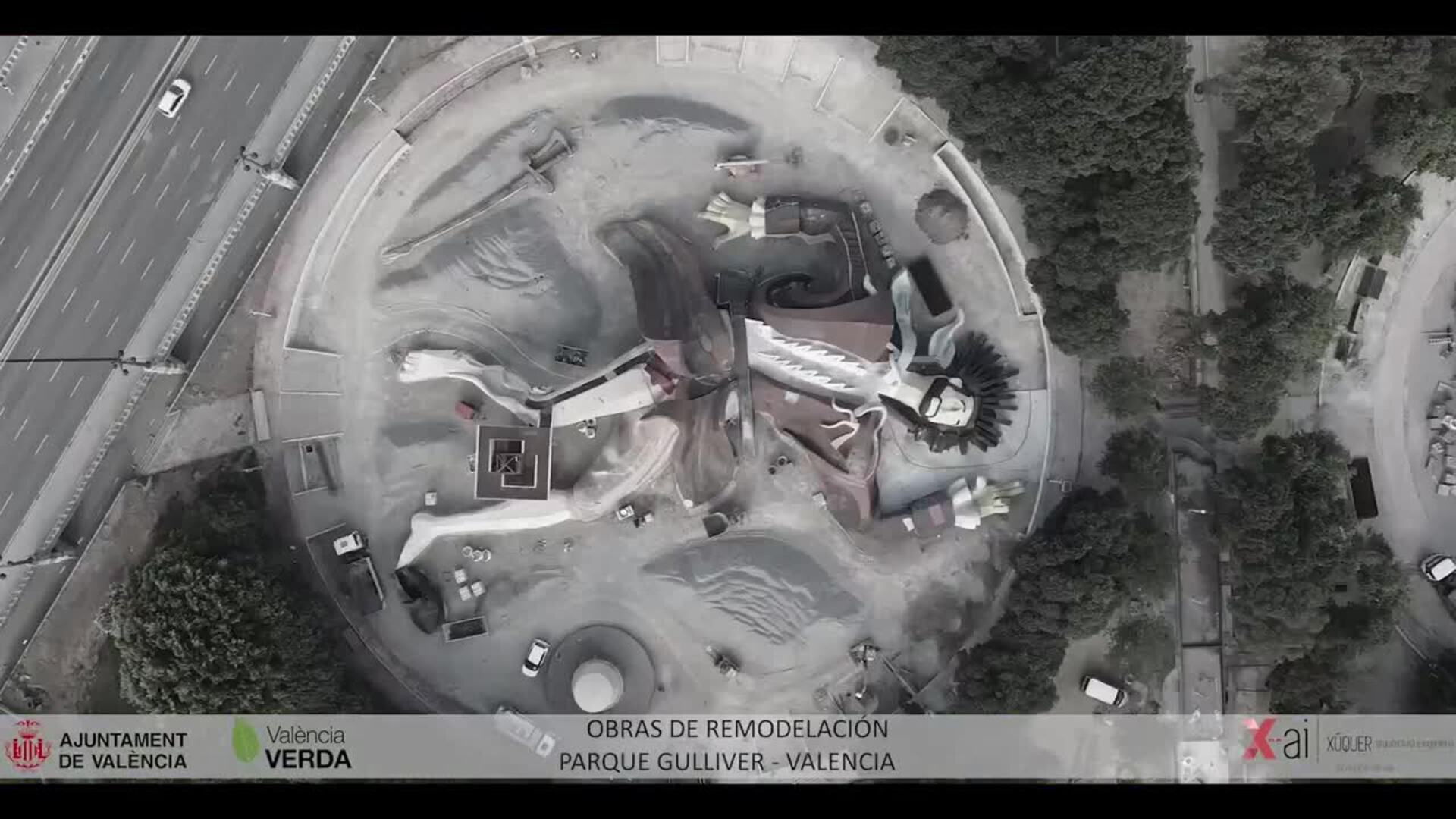 Así ha sido el antes y después del Parque Gulliver