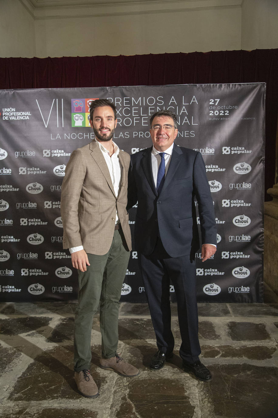 Acto de entrega de los VIII Premios a la Excelencia de Unión Profesionales de Valencia.