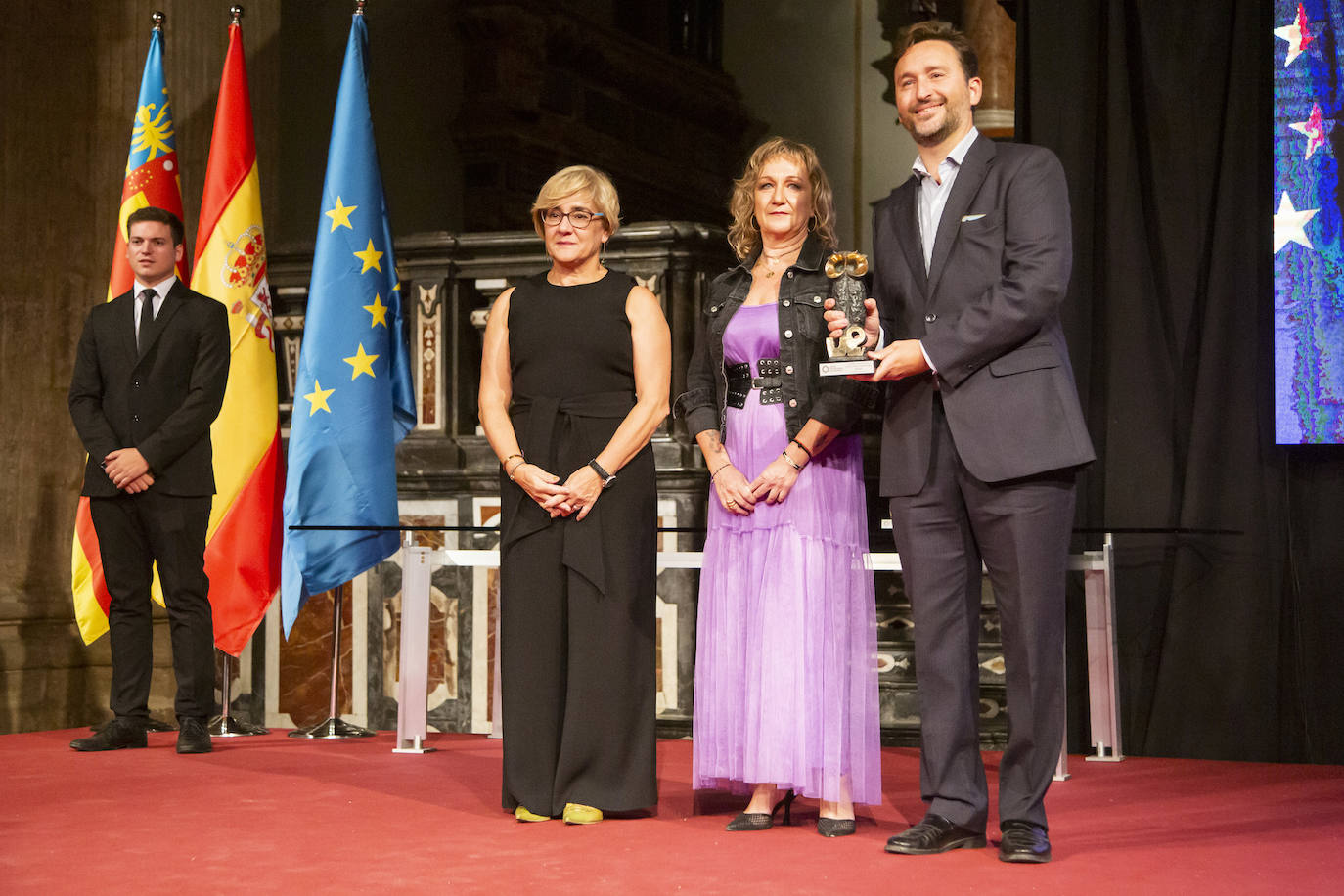 Acto de entrega de los VIII Premios a la Excelencia de Unión Profesionales de Valencia.