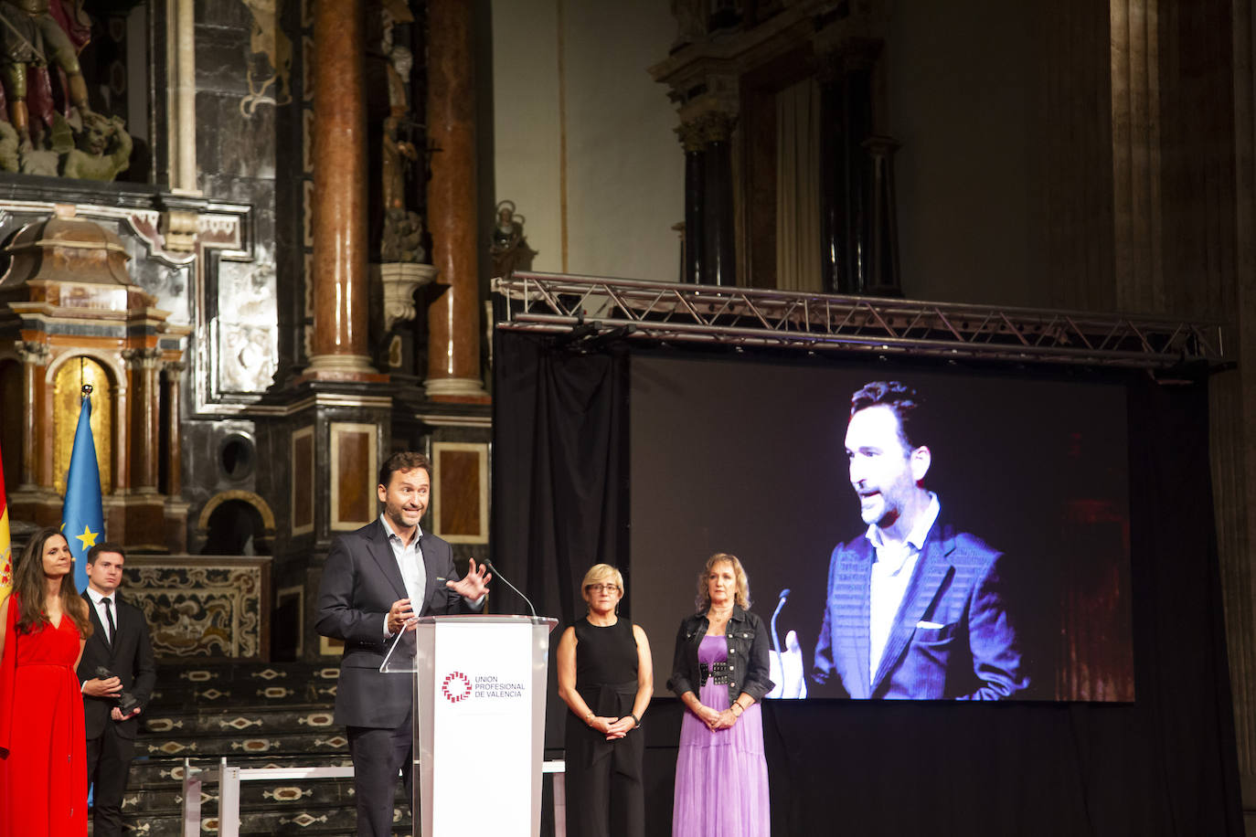 Acto de entrega de los VIII Premios a la Excelencia de Unión Profesionales de Valencia.