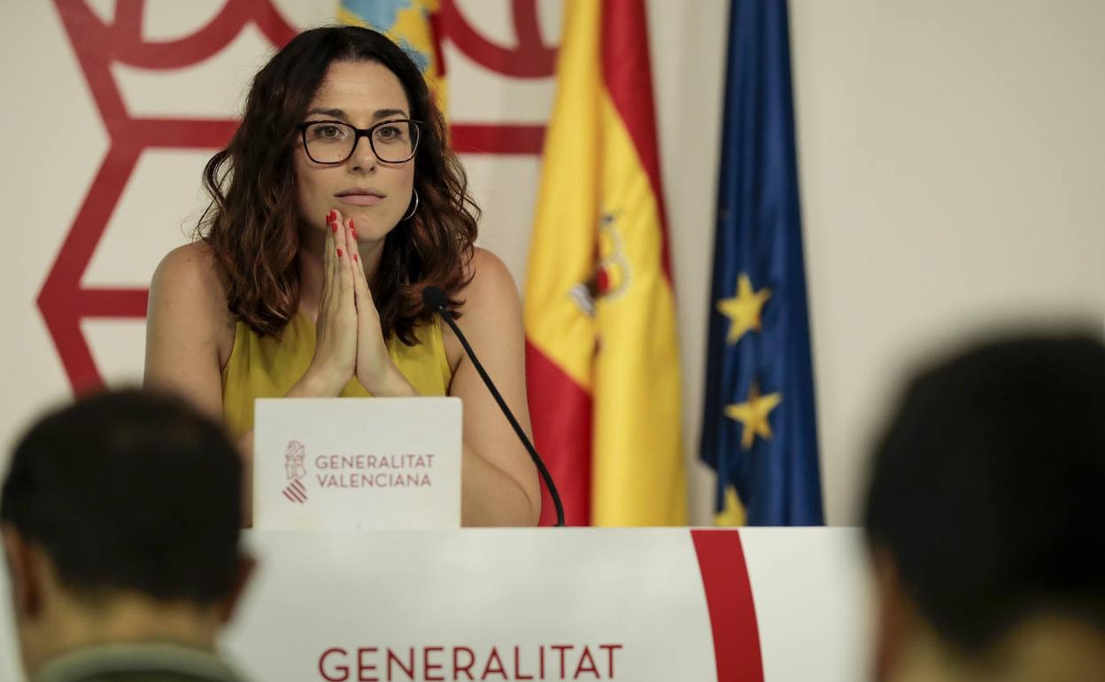 La vicepresidenta y consellera de Igualdad y Políticas Inclusivas, Aitana Mas.