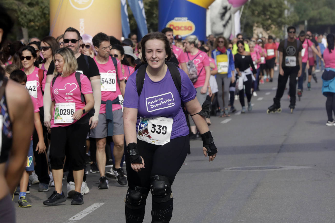 Los corredores se han sumado a esta iniciativa solidaria.