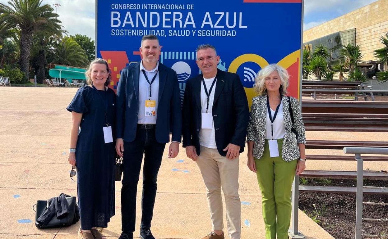 Representantes de Cullera en el Congreso de Gran Canaria. 