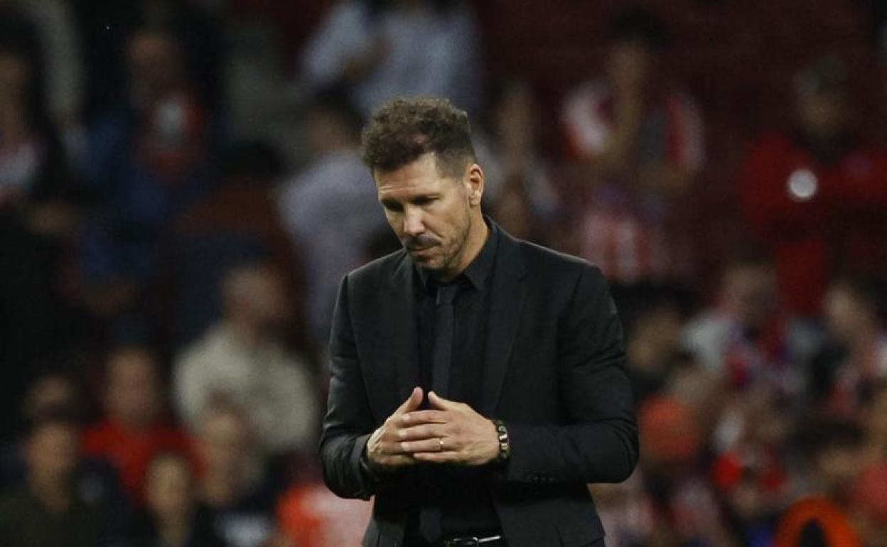 Diego Pablo Simeone, entrenador del Atlético de Madrid. 