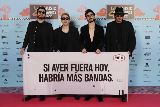 El grupo Morat. 