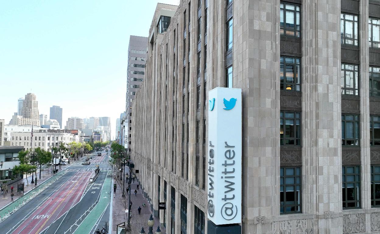 Las oficinasl de Twitter en San Francisco.