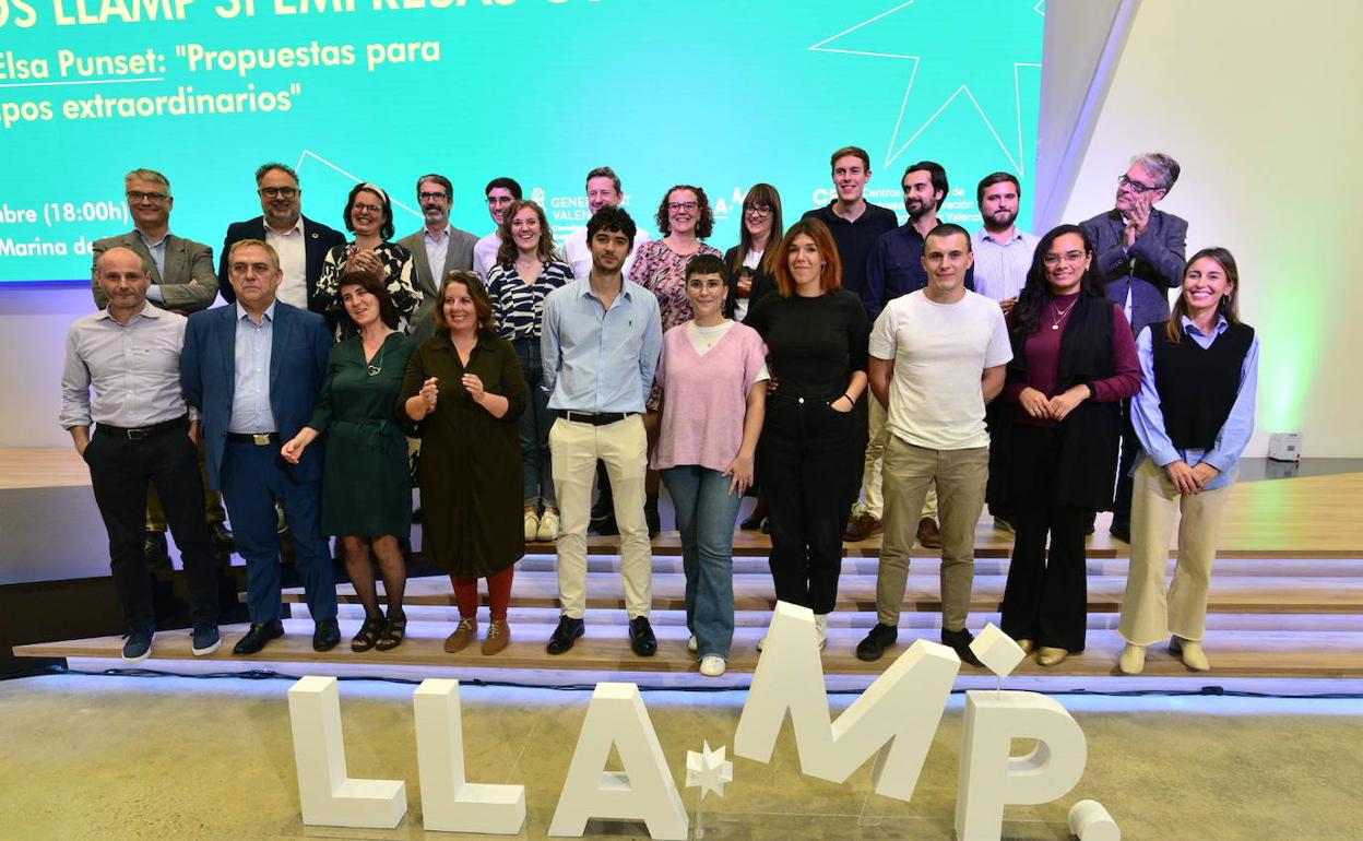 Protagonistas en el evento de los premios Emprendimiento 3i. 