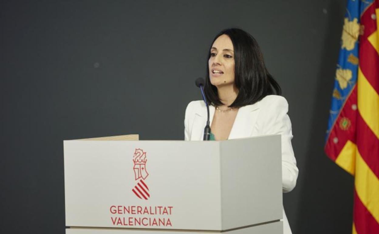 La consellera de Obras Públicas y Territorio, Rebeca Torró. 