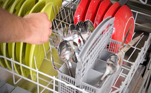 Enjuagar los platos antes de meterlos en el lavavajillas es contraproducente.