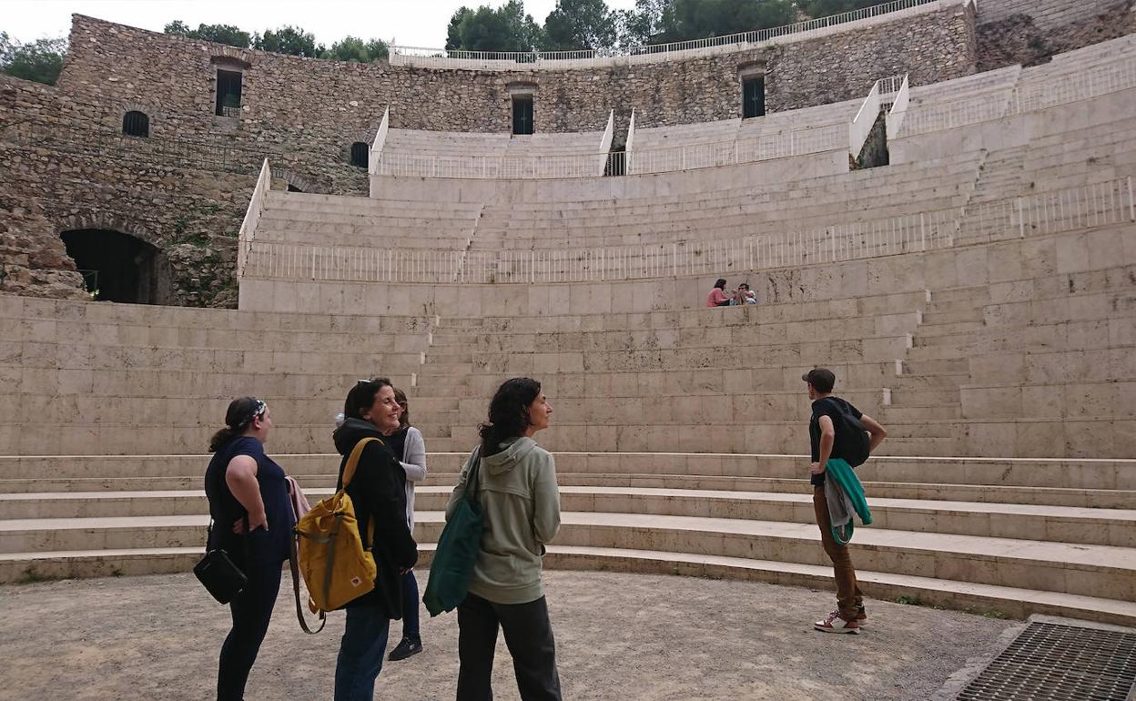 Visita al teatro romano. 