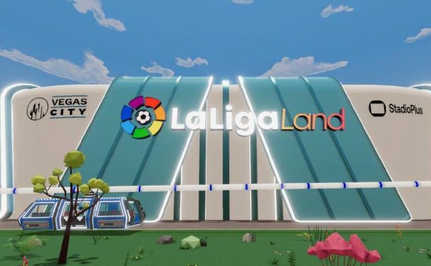 El espacio del metaverso Decentraland dedicado a La Liga. 