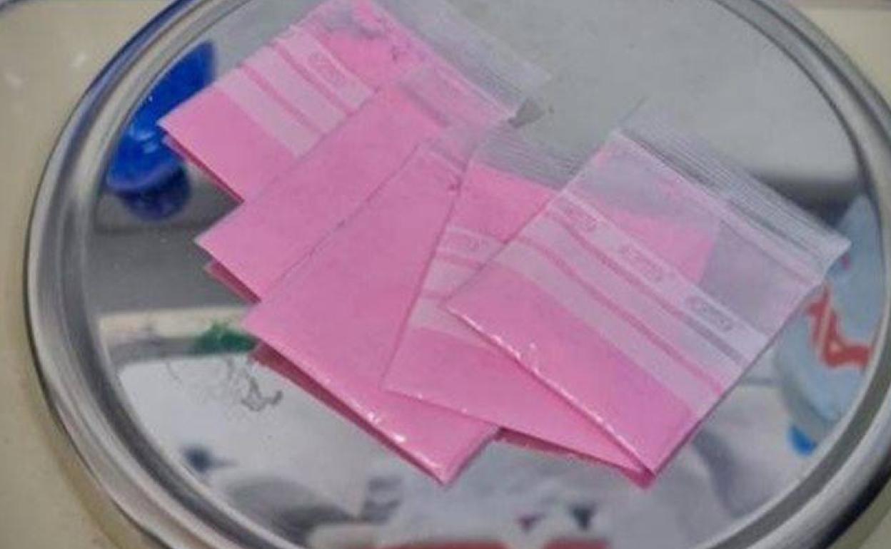 Sustancia ilegal incautada en Elche por la Policía Local. 