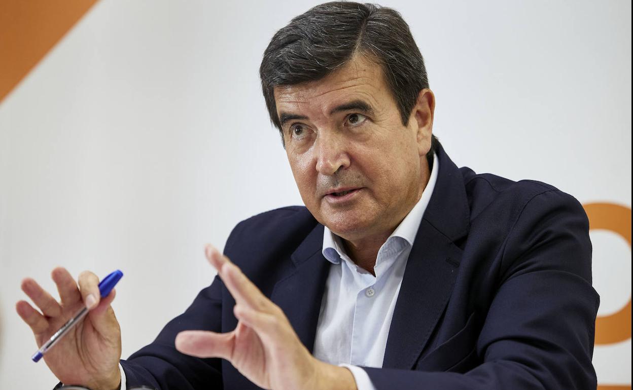 El portavoz de Ciudadanos en el Ayuntamiento, Fernando Giner. 