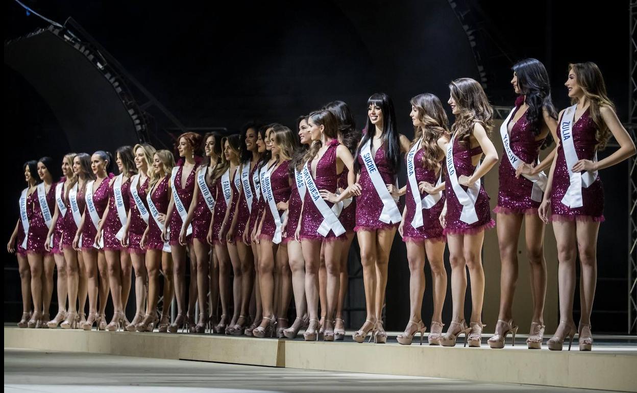 Las 24 concursantes en Miss Venezuela 2022. 