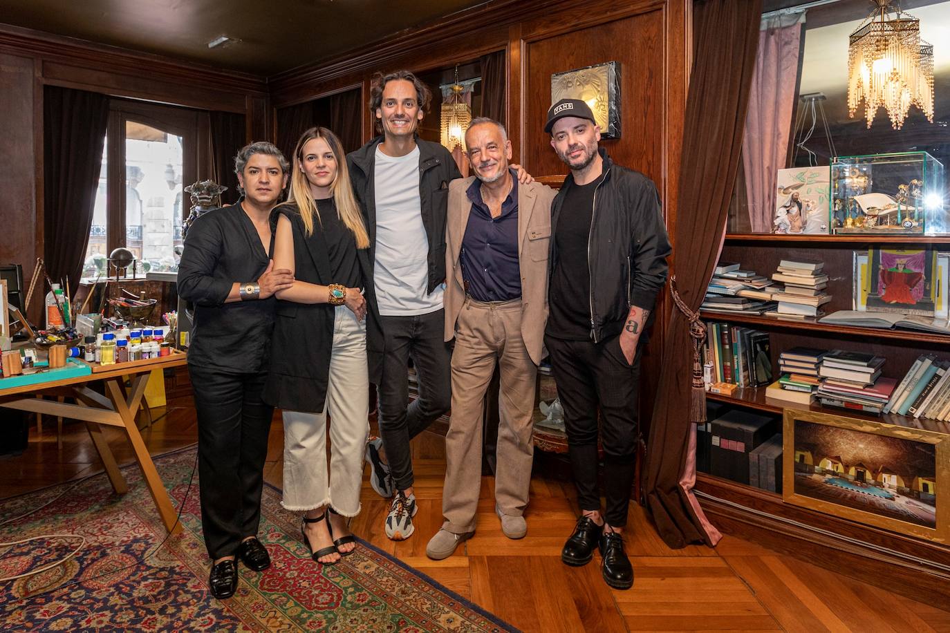 Omar Ortiz, Paula Cabrera, Nacho Cabrera, Vicente Gracia y César Garrik. 