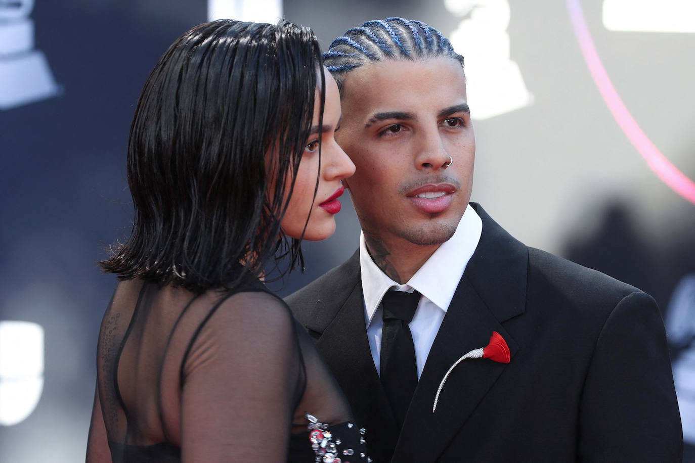 Rauw Alejandro y Rosalía. 