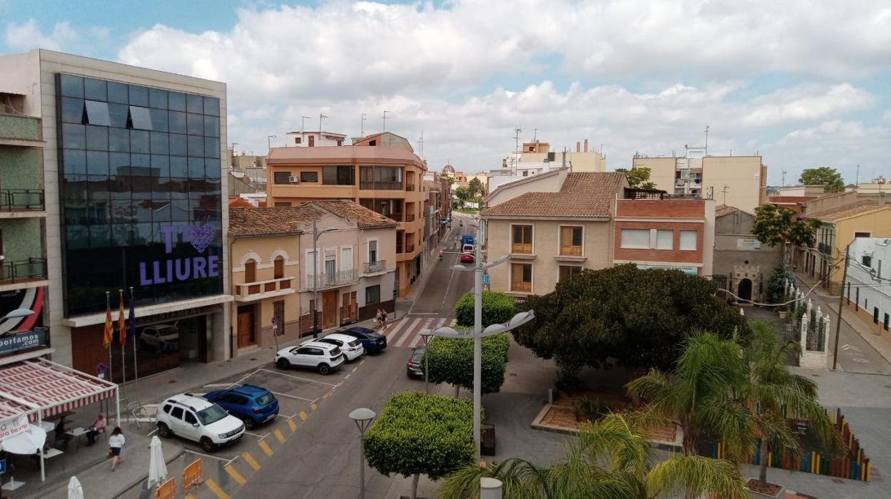 La plaza del Ayuntamiento. 