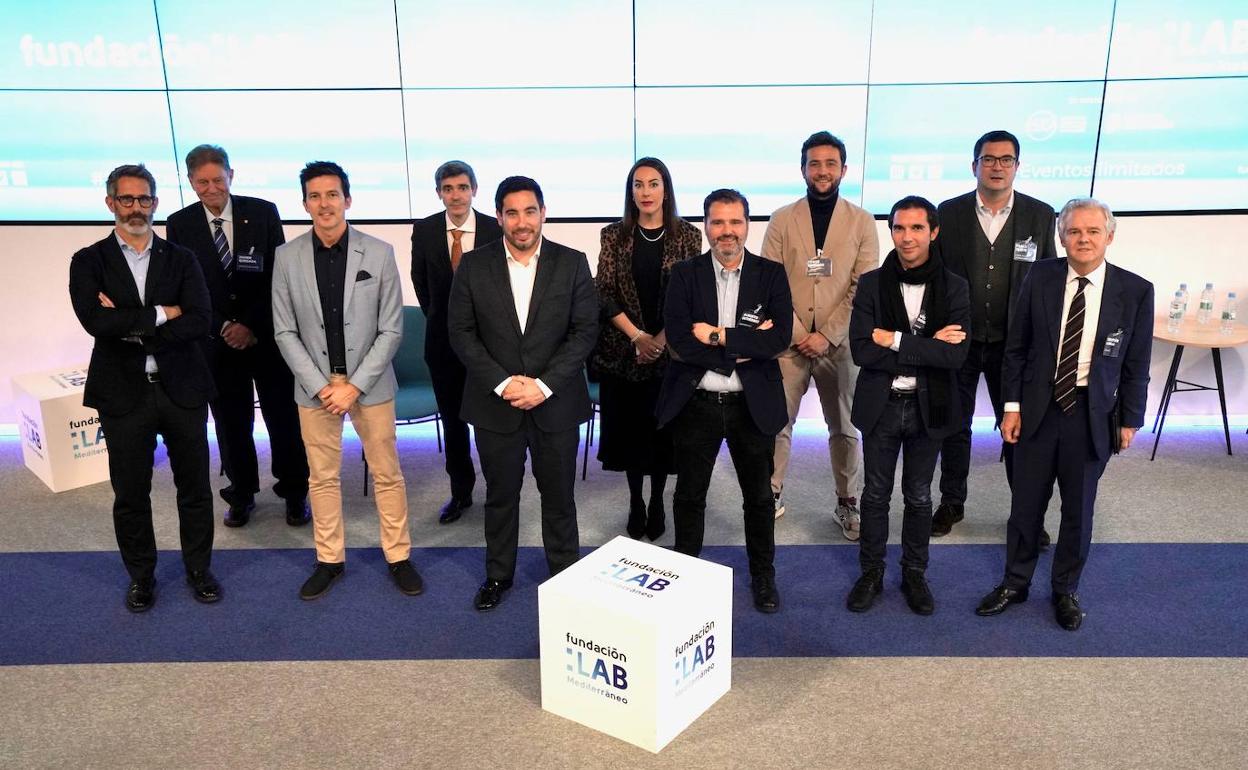 Los ponentes en la jornada organizada por la Fundación LAB. 